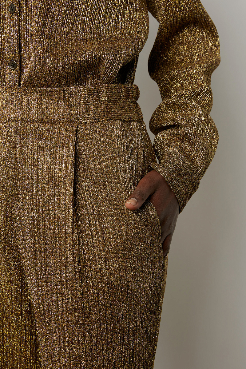 DAIANA - Брюки из джерси с люрексом