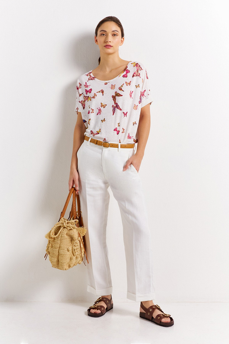 ELISHA - Льняные брюки